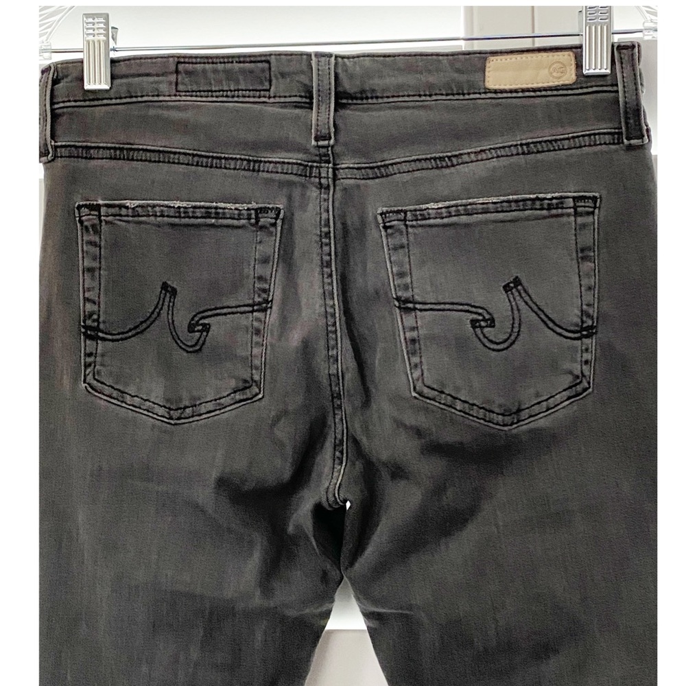 AG Adriano Goldschmied 🌟AG-ed Sz 28R The Farrah Skinny Ankle High Rise Jean Grey - Picture 9 of 10